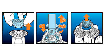 How to replace shaving head