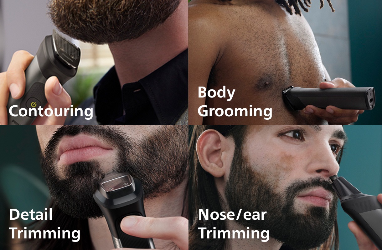 All in one hair shaver and multi groomer for men