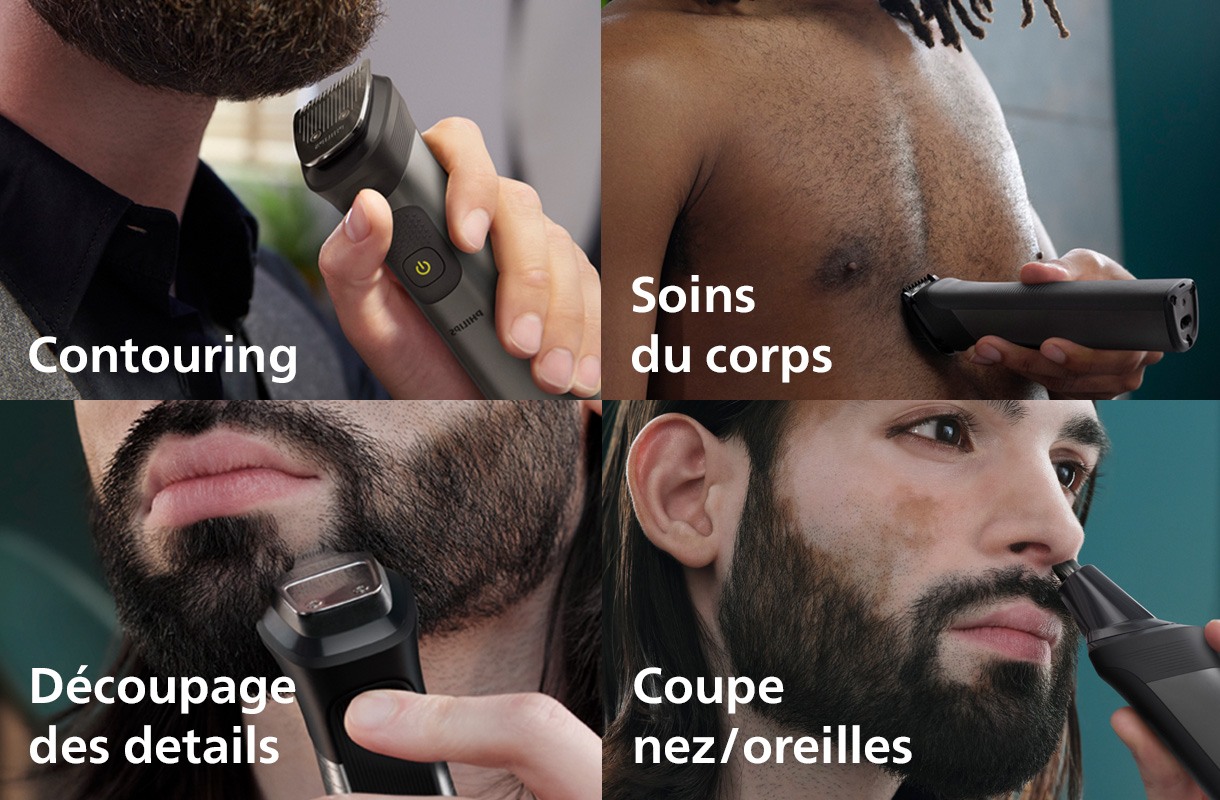 Rasoir &agrave; cheveux tout en un et toiletteur multi pour hommes