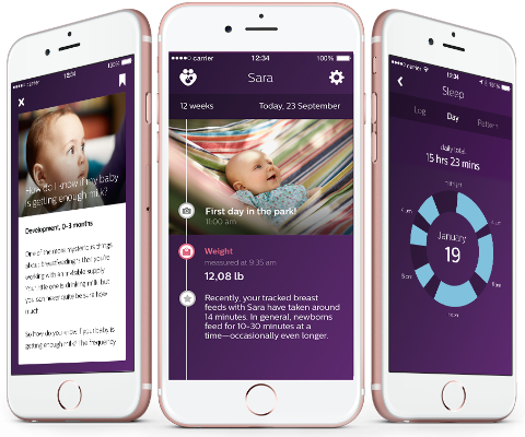 T&eacute;l&eacute;charger l'application uGrow de Philips&nbsp;Avent